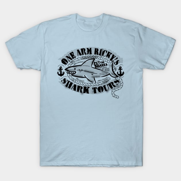 Shark Tours T-Shirt by Rockwelder